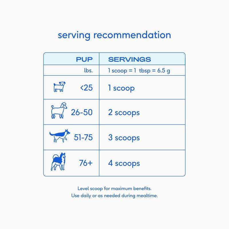 The Daily 11-in-1 Dog Supplement – Immune, Joint, Digestive, Skin & Coat Support – Powder for Puppies & Adult Dogs, All Breeds