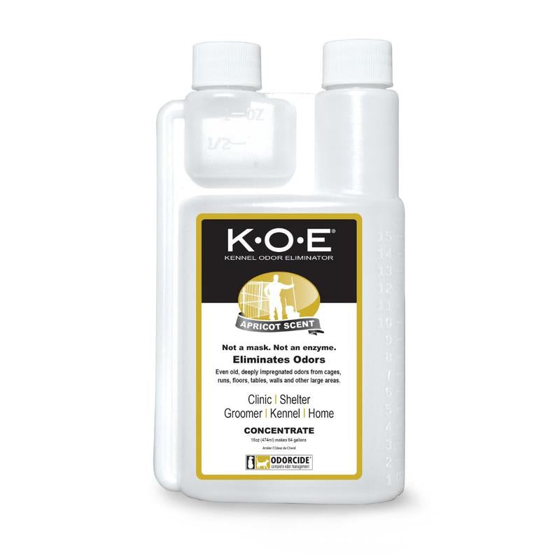 Odorcide K.O.E. Kennel Odor Eliminator Concentrate (16 oz) – Professional Non-Enzymatic Pet Odor Remover