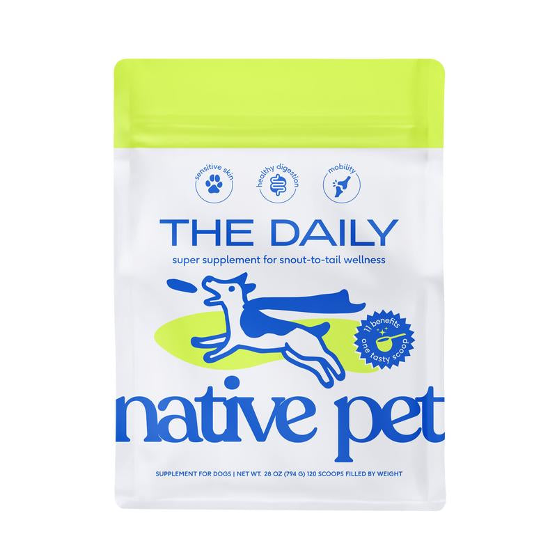 The Daily 11-in-1 Dog Supplement – Immune, Joint, Digestive, Skin & Coat Support – Powder for Puppies & Adult Dogs, All Breeds